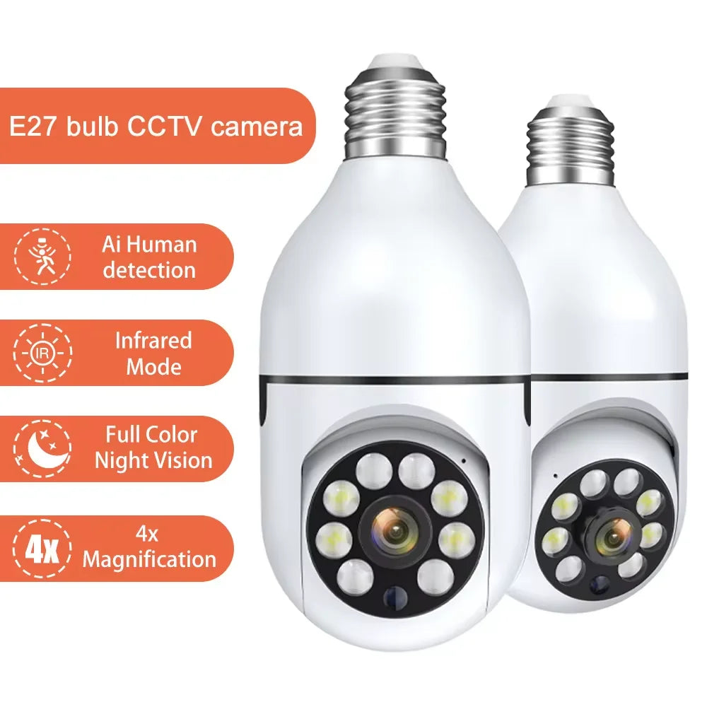 E27 Wifi Camera Bulb 3MP with Night Vision - Image 2