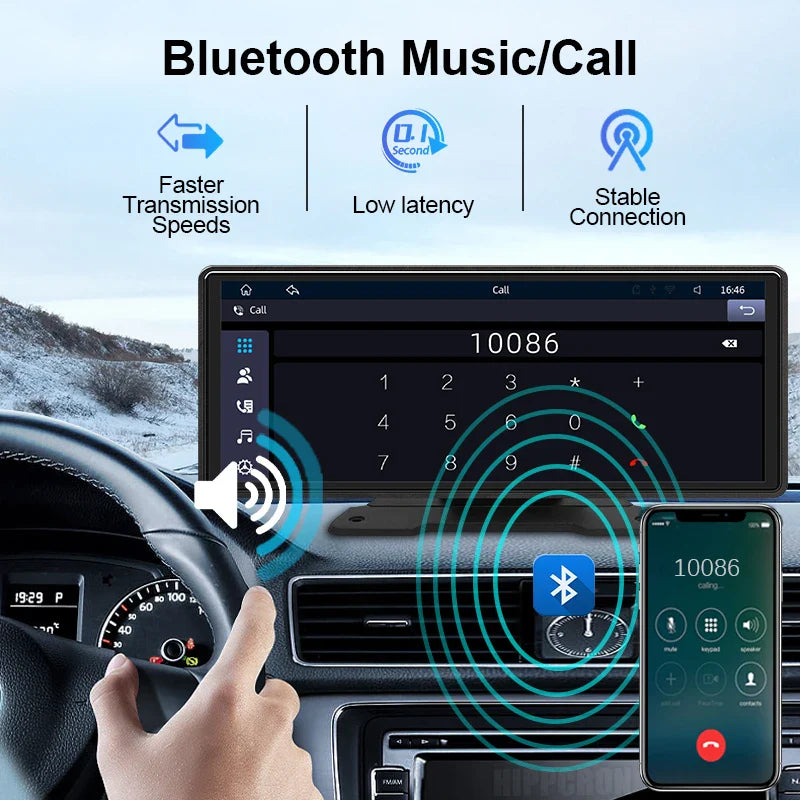 Universal Wireless Carplay Android Auto Car Screen - Image 5