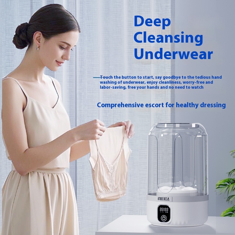 Wireless Mini Washing Machine Portable Automatic - Image 7