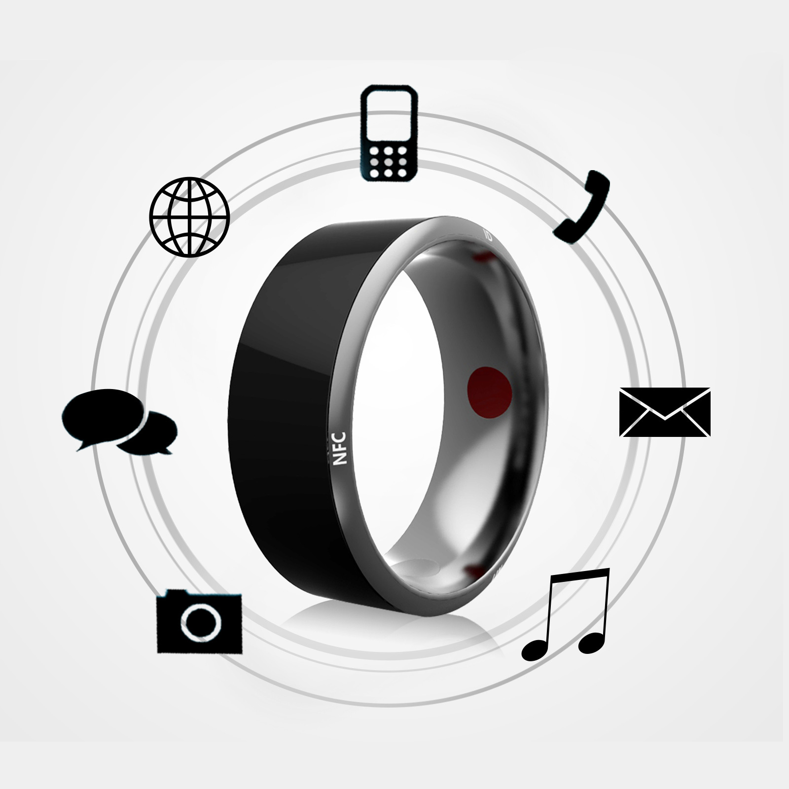 Smart Ring Black / White