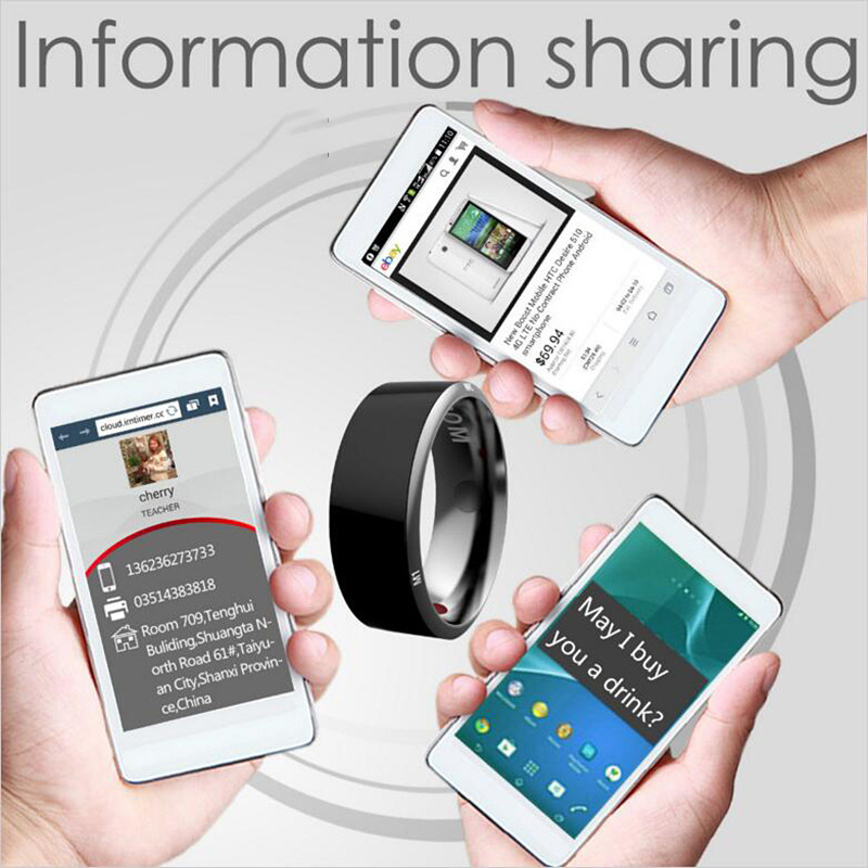 Smart Ring Black / White - Image 6